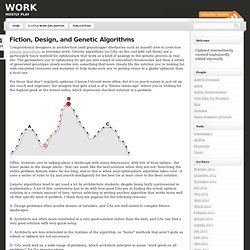 Fiction, Design, and Genetic Algorithms