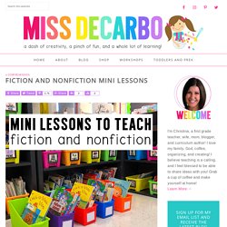 Fiction and Nonfiction Mini Lessons (Meg Pettigano)