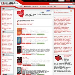 Read 'new gen' - Great Fiction for Teens and Young Adults book review and Opening Extract of Novels Online, lovereading UK
