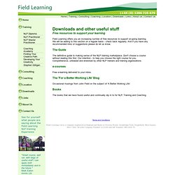 Field Learning Downloads