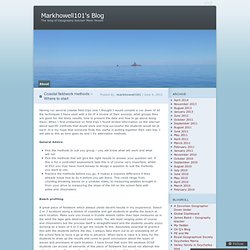 Coastal fieldwork methods – Where to start