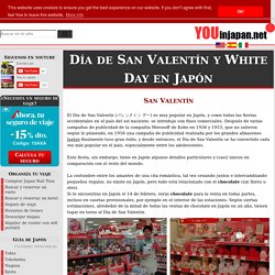 Fiestas y festividades en Japón: Día de San Valentín y White Day