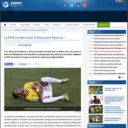 La FIFA va indemniser le Barça pour Neymar !