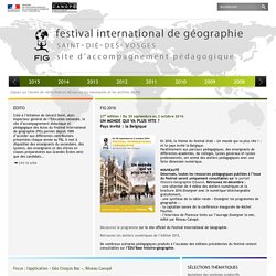 FIG festival géographie - Saint-Dié-des-Vosges