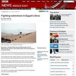 Fighting extremism in Egypt's Sinai