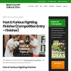 Fast & Furious Fighting Finisher (Competition Entry – Finisher)