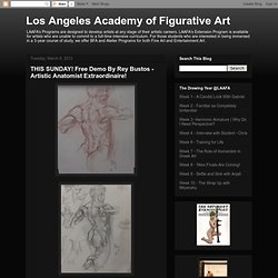 THIS SUNDAY! Free Demo By Rey Bustos - Artistic Anatomist Extraordinaire!