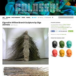 Figurative Willow Branch Sculpture by Olga Ziemska