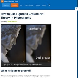 How to Use Figure to Ground Art Theory in Photography