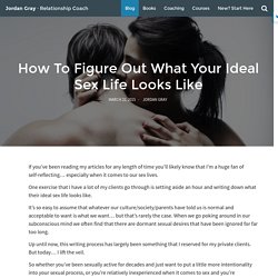 How To Figure Out What Your Ideal Sex Life Looks Like