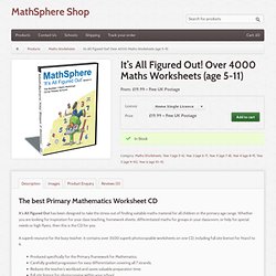 It’s All Figured Out! Over 4000 Maths Worksheets (age 5-11) - MathSphere Shop