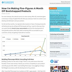 How I’m Making Five-Figures A Month Off Bootstrapped Products
