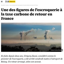 Une des figures de l'escroquerie à la taxe carbone de retour en France