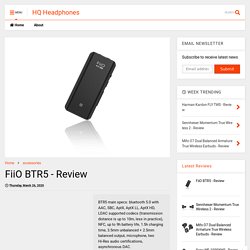 FiiO BTR5 - Review