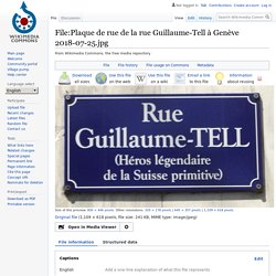 File:Plaque de rue de la rue Guillaume-Tell à Genève 2018-07-25.jpg