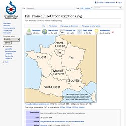 Circonscriptions européenes (carte de France) - Wikipédia