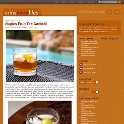 Naples Fruit Tea Cocktail