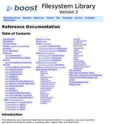 Filesystem V3 Reference