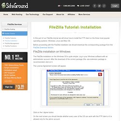 Tutoriel d'installation de FileZilla - Comment installer FileZilla