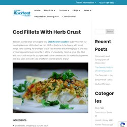 Cod Fillets With Herb Crust