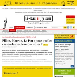 Fillon, Macron, Le Pen : pour quelles casseroles (...)