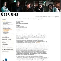 Baden-Württemberg GmbH: Institut für Animation, Visual Effects und digitale Postproduktion