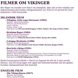 FILMER OM VIKINGER