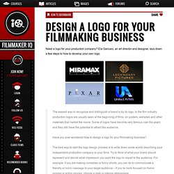 Design A Logo For Your Filmmaking Business