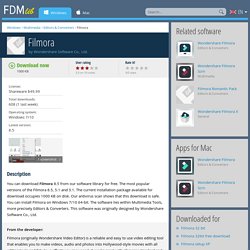 Filmora (free version) download ✅ for PC