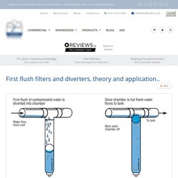First flush filters and diverters, theory and application..