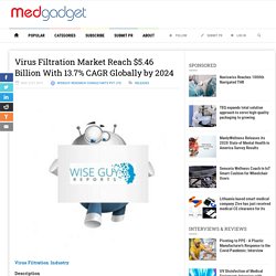 Virus Filtration Market Reach $5.46 Billion With 13.7% CAGR Globally by 2024