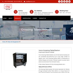 Grossing Table-Station Filtration Systems to Protect Lab Environment