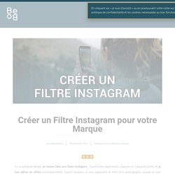 Créer un Filtre Instagram pour votre Marque - BeBo Communication