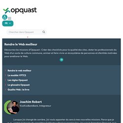 La fin des « bonnes pratiques » Opquast ? – Opquast