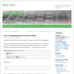final : un bytecode peut en cacher un autre