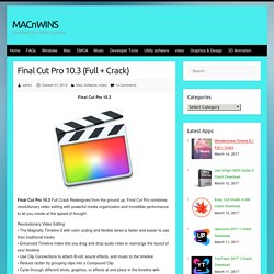 Final Cut Pro 10.3 (Full + Crack) MACnWINS