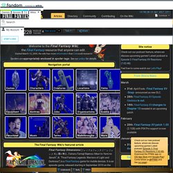 Final Fantasy Wiki - Welcome to the Final Fantasy Wiki!