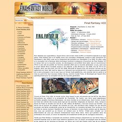 Final Fantasy XIII World