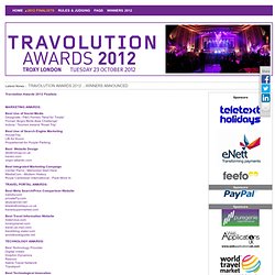 Travolution Awards 2012