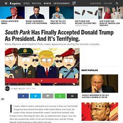 South Park Has Finally Accepted Donald Trump As President in Episode 7