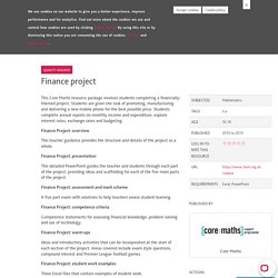Finance project