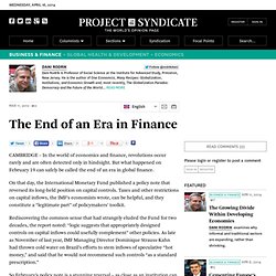 End of an Era in Finance