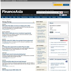 Hong Kong - FinanceAsia.com - The network for financial decision makers