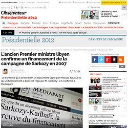 Financement de Sarkozy : l'ex-Premier ministre libyen confirme