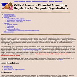 Financial Accounting for NPOs