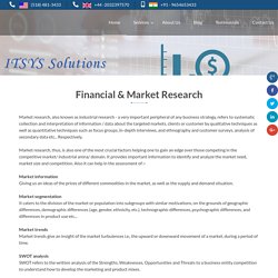 Financial and Market Research