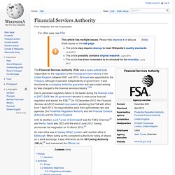 Financial Services Authority