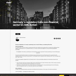Non-Financial Sector on AML duties