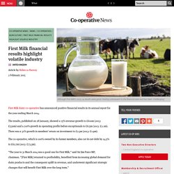 First Milk financial results highlight volatile industry