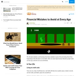 Financial Mistakes to Avoid at Every Age